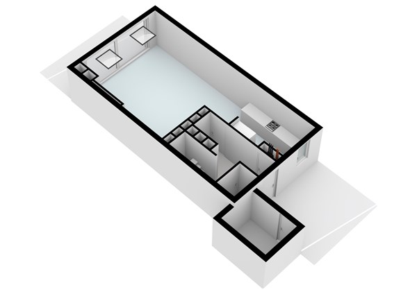 Floorplan - Annie M.G. Schmidtlaan 16, 2343 BH Oegstgeest